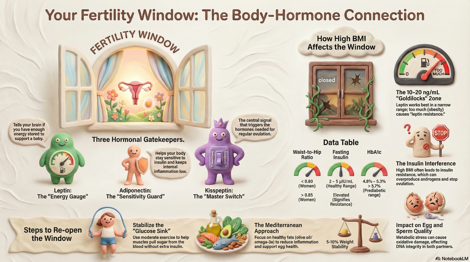 Fertility and hormone connection chart