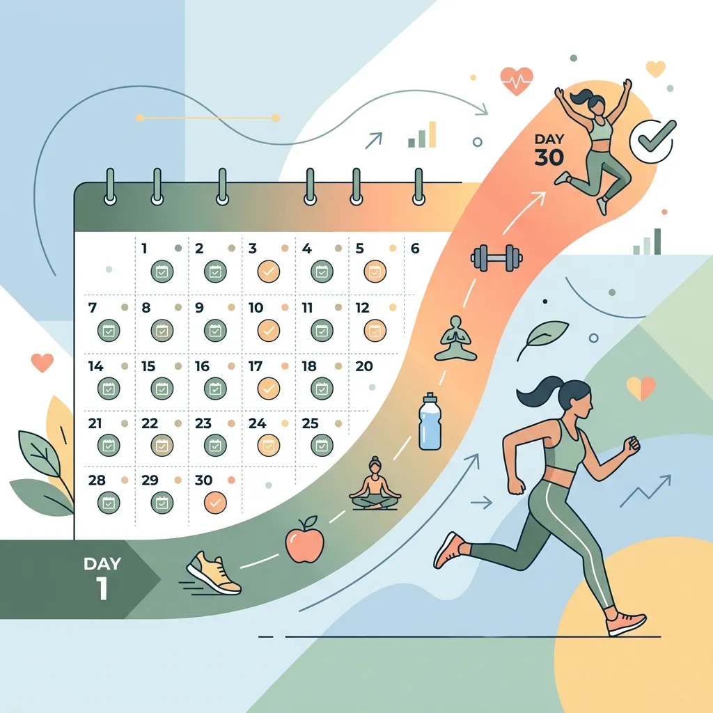 Illustration representing lower bmi 30 days