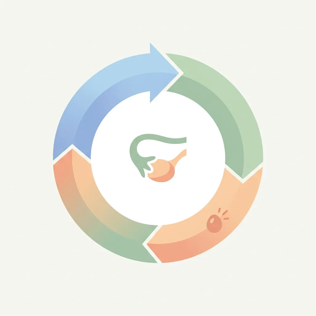 Illustration representing ovulation cycle tracking